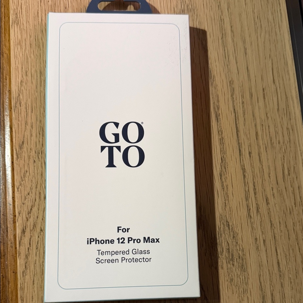 Go-To Tempered Glass Screen Protector for iPhone 12 Pro Max - White